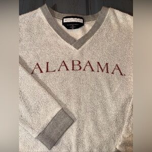 Woolly Threads Sweatshirt Womens‎ XS Gray Alabama Crimson Tide Football Pullover